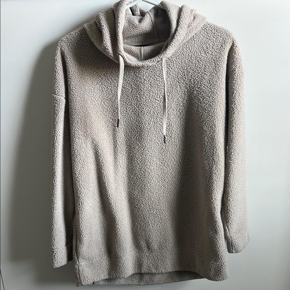 32 degrees Cozy Tan Sherpa Hoodie